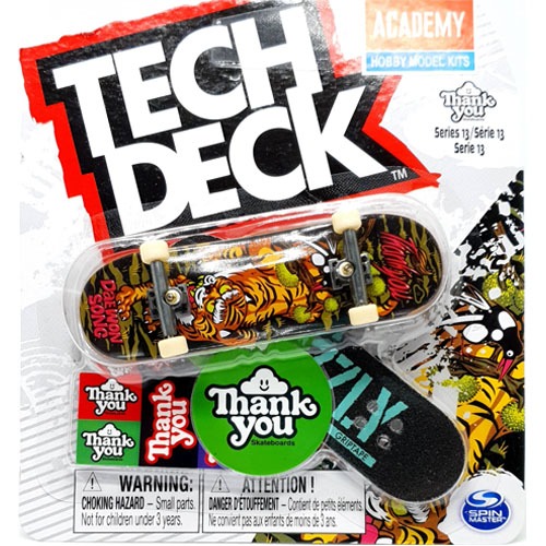 [Tech deck] TD-96S038 텍덱 핑거보드 와이드(30mm) 세트 Thankyou / Tech deck fingerboard 96mm set