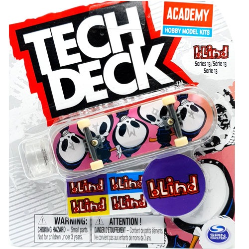 [Tech deck] TD-96S033 텍덱 핑거보드 와이드(30mm) 세트 Blind(ROMAR) / Tech deck fingerboard 96mm set