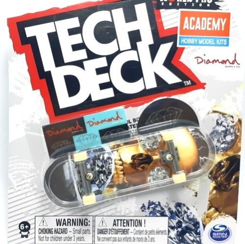 [Tech deck] TD-96S042 텍덱 핑거보드 와이드(30mm) 세트 Diamond(Skull) / Tech deck fingerboard 96mm set