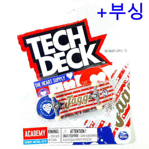 [Tech deck] TD-96S057 텍덱 핑거보드 와이드(32mm) 세트 Jagger + 부싱 / Tech deck fingerboard 96mm set