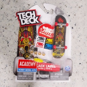 [Tech deck] TD-96S007 텍덱 핑거보드 와이드(30mm) 세트 Black Label / Tech deck fingerboard 96mm set