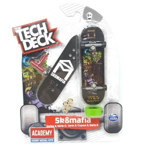 [Tech deck] TD-96S016 텍덱 핑거보드 와이드(30mm) 세트 SK8MAFIA(WES) / Tech deck fingerboard 96mm set