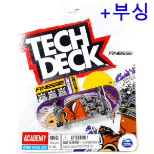 [Tech deck] TD-96S058 텍덱 핑거보드 와이드(32mm) 세트 Finesse(Bull) + 부싱 / Tech deck fingerboard 96mm set
