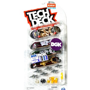 [Tech deck] TD-FO013 텍덱 핑거보드 4팩 멀티팩 DGK / Tech deck fingerboard 4 Pack Multipack DGK