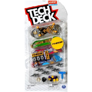 [Tech deck] TD-FO014 텍덱 핑거보드 4팩 멀티팩 Finesse / Tech deck fingerboard 4 Pack Multipack Finesse